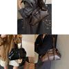 Vintage Style Womens Crossbody Bag Crafted From Pu With Zippered Inner Storage