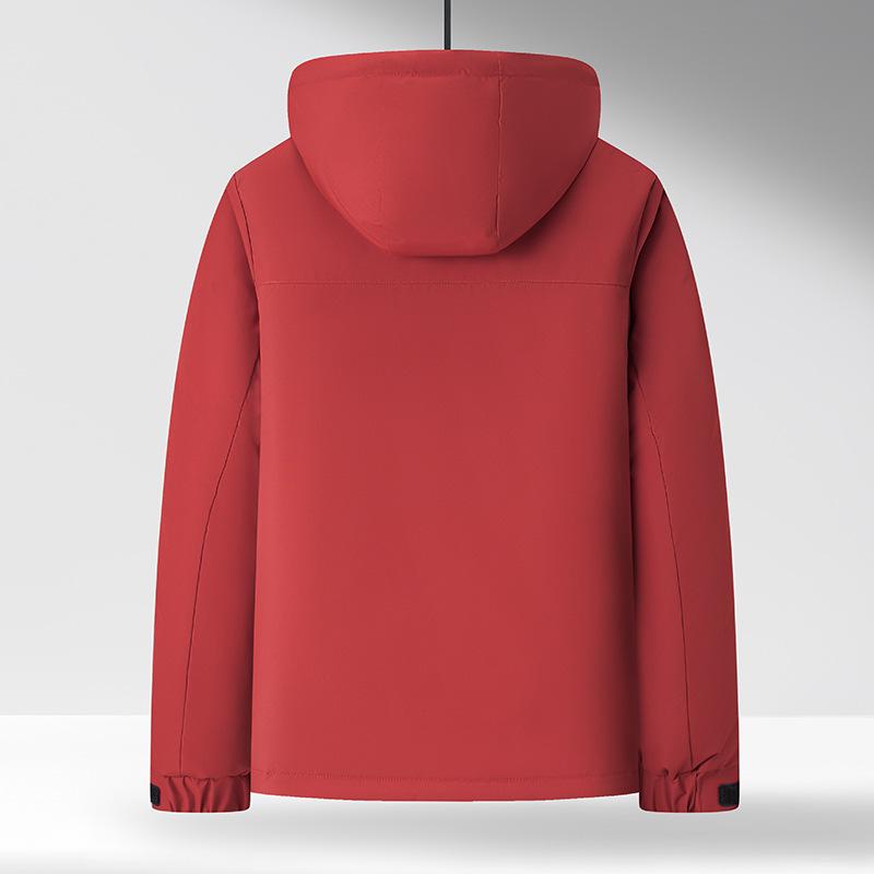 Casual Men's Cotton Jacket Hooded Design Versatile Winter Warm