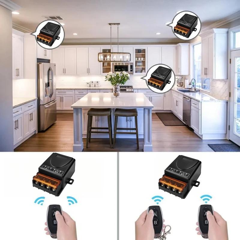 433Mhz Remote Control Switch AC220V 30A Hign Power Remote Control Transmitter for Water Pump Motor LED/Electric Appliance