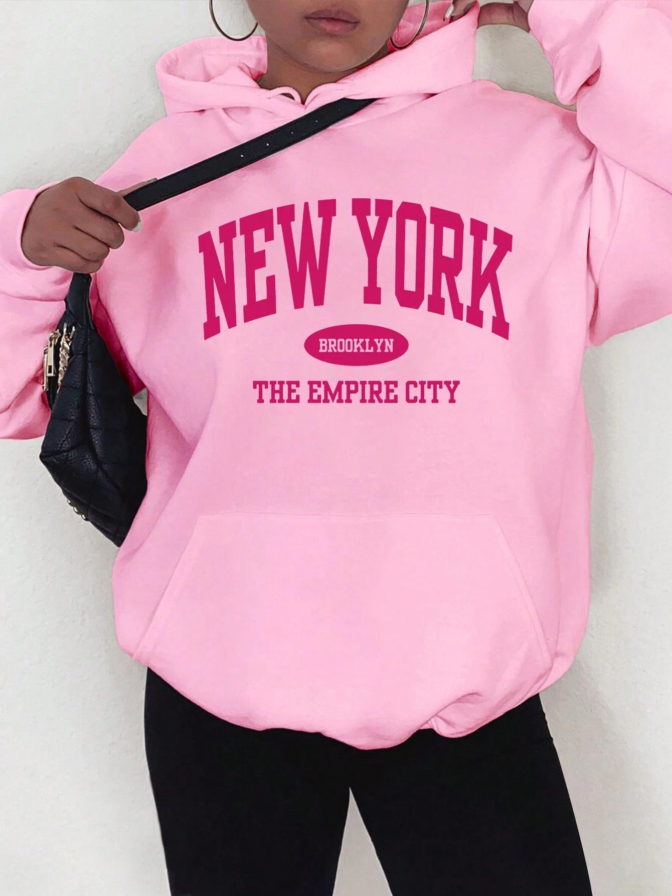 Brooklyn Creative Print Women s Hoodie XXXL