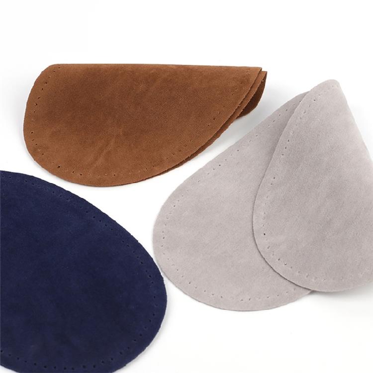 1 Pair Sew-On Repair Patches PU Leather Elbow Knee Patches Clothing Accessories for Jeans Trousers