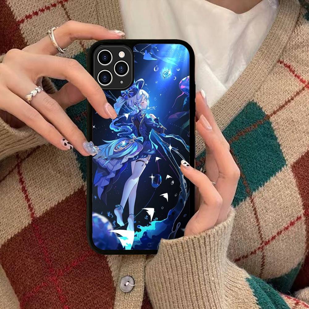 

Hot Game G-genshin Anime I-impact Phone Case Silicone PC+TPU For For IPhone 11 12 13 14 15 16 Plus Pro Max Cover iPhone 11 pro
