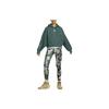 Nike Letter Pattern Hoodie Long Sleeve Sweatshirt for Women In Green