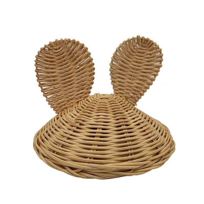 Children Cute Pinecone Crossbody Bag Children Creative Hair Woven Messenger Bag Handmade Rattan Straw Bag