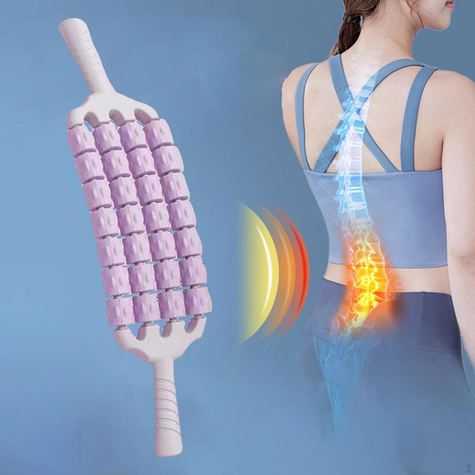 

4 Row Manual Massage Tool for Calf and Waist Use фиолетовый