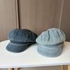 Retro Old Cowboy Beret Children Show Their Faces Small Versatile Painter Hat Literary Octagonal Hat Newsboy Hat Tide
