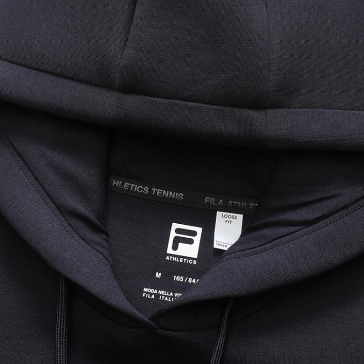 FILA Color Block Sports Hoodie Women hoodies Dark-Blue A11W143223F-NV
