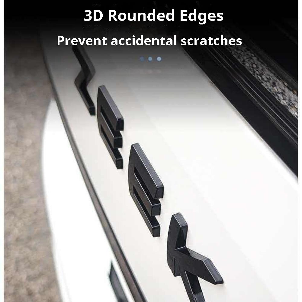 For Zeekr 9X Blackout Car Badge Sticker Front Rear Emblem Matte Black Cover Sport Styling Metal Modification Accessories