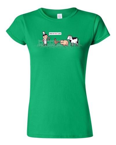 Junior Randy Otter Nice To Meat You Butcher Funny Arts Portray DT T-Shirt Tee Unisex T-Shirt M