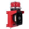 Industrial Sound and Light Reminder Water Proof LED Beads 120DB Volume Control Audible Visual Horn for Port Machinery Industry