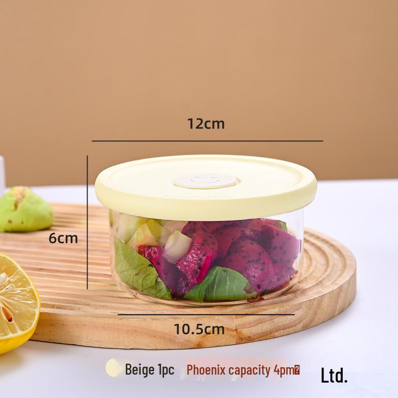 Microwave-Safe Glass Bento Box with Compartments for Office Lunches & Takeout