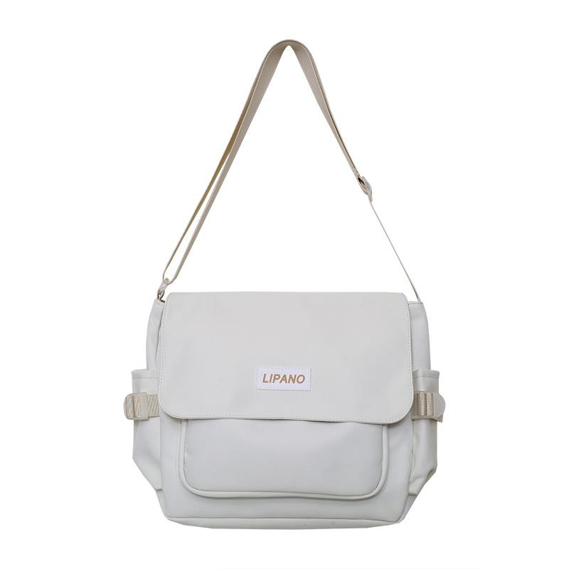 Ins College Student Messenger Bag Class Casual Backpack Shoulder Bag, Japanese Bag Female Harajuku Retro Mailman Bag Male