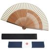 Dockii Fan Mens Durable Made Japan Lightweight Popular Gentlemans Male Bamboo High-quality Silk Stylish Ladies Gift Box Included Pouch Dance Large Day