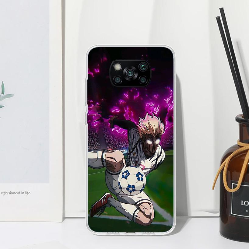 Blue Lock Shidou Ryusei Phone Case For Xiaomi Poco X7 X6 X5 M7 M8 Pro F7 Ultra Redmi 15C 15 13C 13 12C 12 10 10C 10A Art Fundas