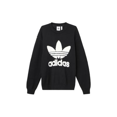 adidas Originals Serie Lifestyle Sportiva Comodo Casual Maglione a Maniche Lunghe con Lettera Uomo maglione Nero JC6348