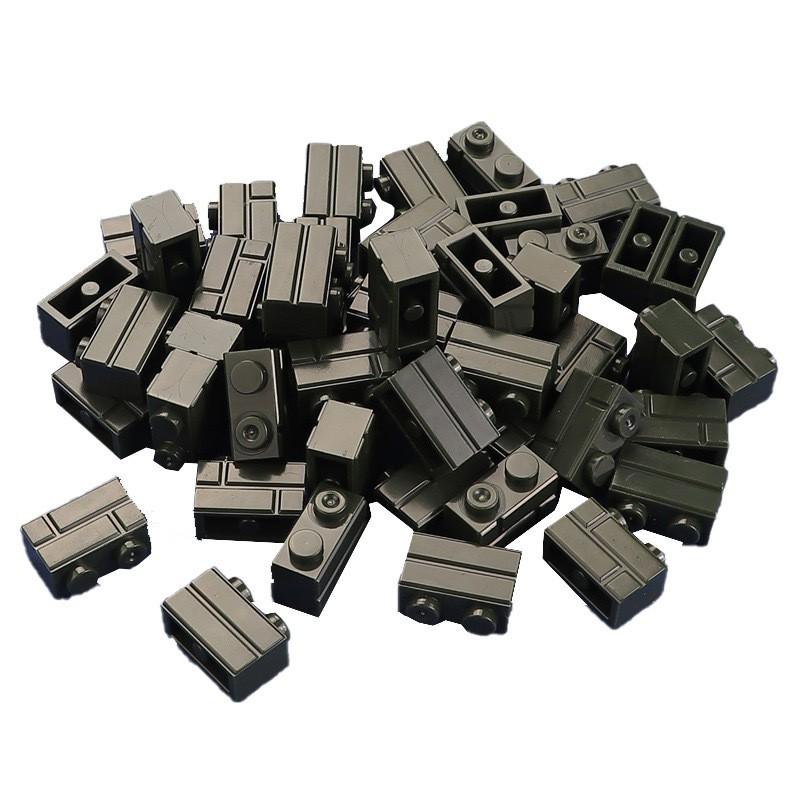 Doll Scene With Anti-Aircraft Maxine Anti-Aircraft Heavy Machine Gun Mortar Assembly Building Block