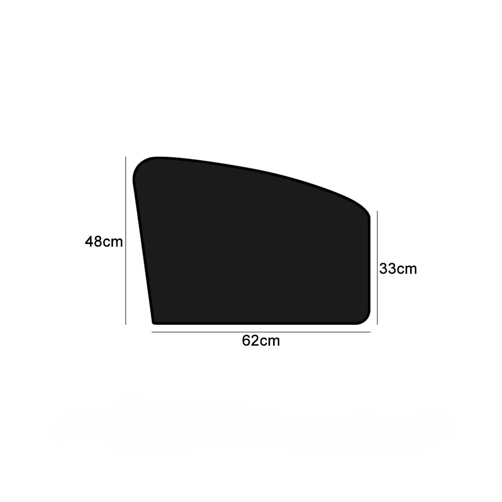 Magnetic Car Sunshade UV Protection Curtains Sun Shield Cover Double Sides Auto Window Sun shade Protector Cover Accessories