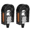 1 Pair Aluminum Alloy Folding Bike Pedals Foldable Cycling Pedals Bicycle Pedals  for Bike Riding