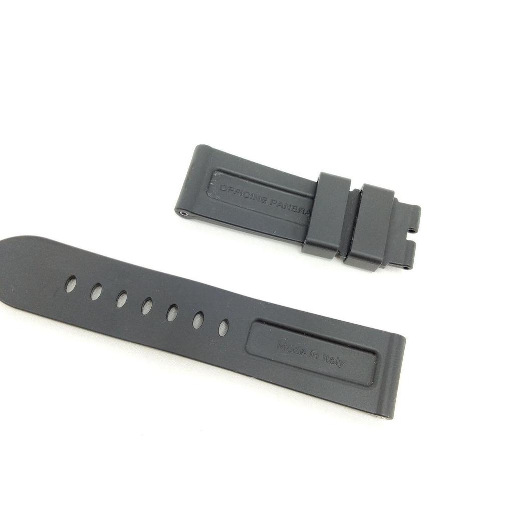 Used PANERAI Panerai Watch Strap Genuine Rubber Strap 24mm