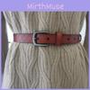 Belt Simple Waist With Lingge Design And Alloy Buckle For Casual And Attire Work