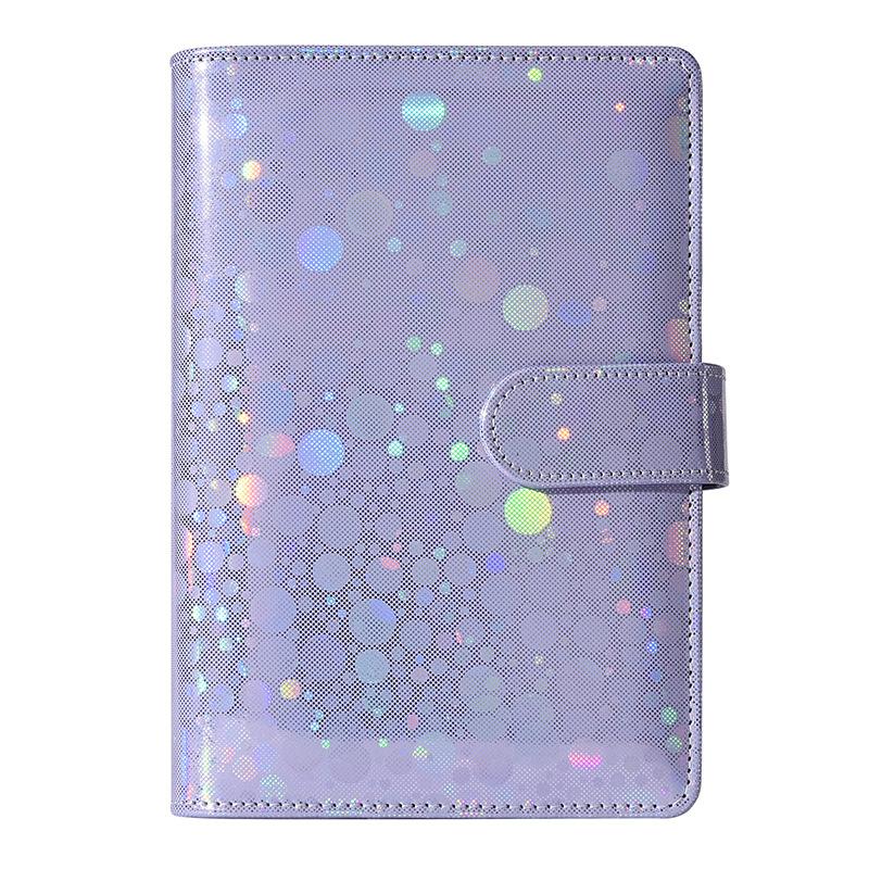 2023 A6 Spiral Loose-Leaf Pu Leather Budget Binder Notebook Planner with Cash Zipper Envelopes for Budgeting
