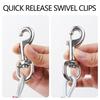3/5/10 Meter Dog Tie Out Cable Dual End Snap Hooks Heavy Duty Pet Cable Leash Anti-Rust Steel Wire Dog Outdoor Supplies