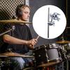 Double Drum Clamp Rotating Double Percussion Bracket Cowbell Mounting Clamp Hardware for Quick Assembly Enduring