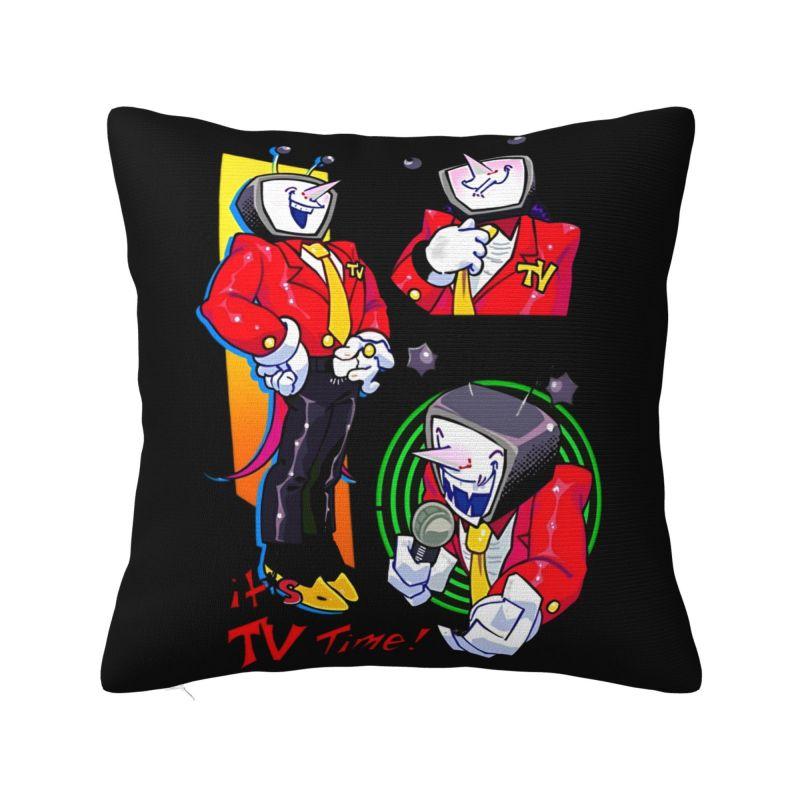 Lancer Deltarune Lovely Cushion Cover X Cm Polyester Velvet Throw Pillow Case For Sofa Living Room Decoration Pillowslip