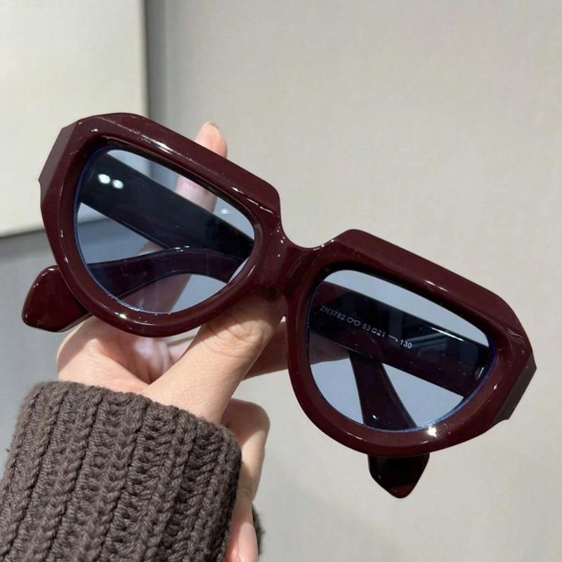 New Fashion Luxury Sunglasses Men's and Women's Oversized Frames Retro Sunglasses Outdoor Ultraviolet Protection Sunglasses