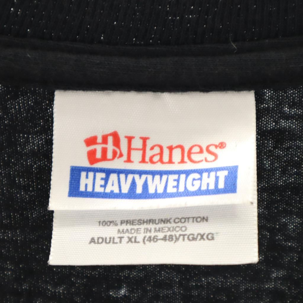 Hanes Short sleeve Heavyweight T-shirt XL black Men's Used