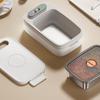 Rechargeable Nonrust Steel Lunch Box With Heating Accent Heats Food In 10 Minutes Without Water Food Container