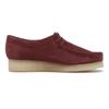 ClarkS W S Wallabee. 26179317 Deep Red Sde