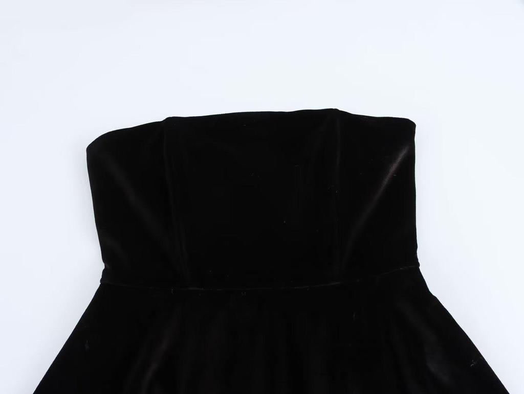 2024 Autumn/Winter High-End Velvet Jumpsuit Dress for Women