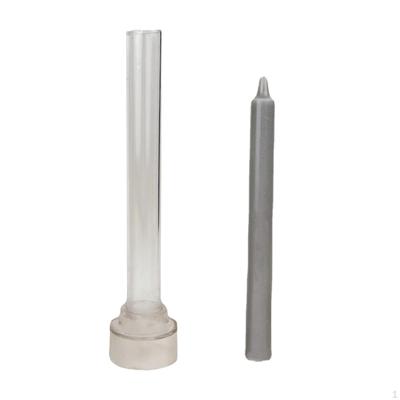1PC Long Pole Candle Soap Making Cylinder Church Party Handmade DIY Clay Fo Craft
