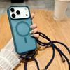 Λουράκι Lanyard Χιαστί Ματ Μαγνητικό Για Θήκη Magsafe Για iPhone 17 Pro Max 16 15 14 Plus 13 12 11 XR Κάλυμμα Ασύρματης Φόρτισης