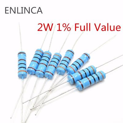 Metal Film Resistor 2W  1% Tolerance 0.1Ohm To 1.5M Ohm