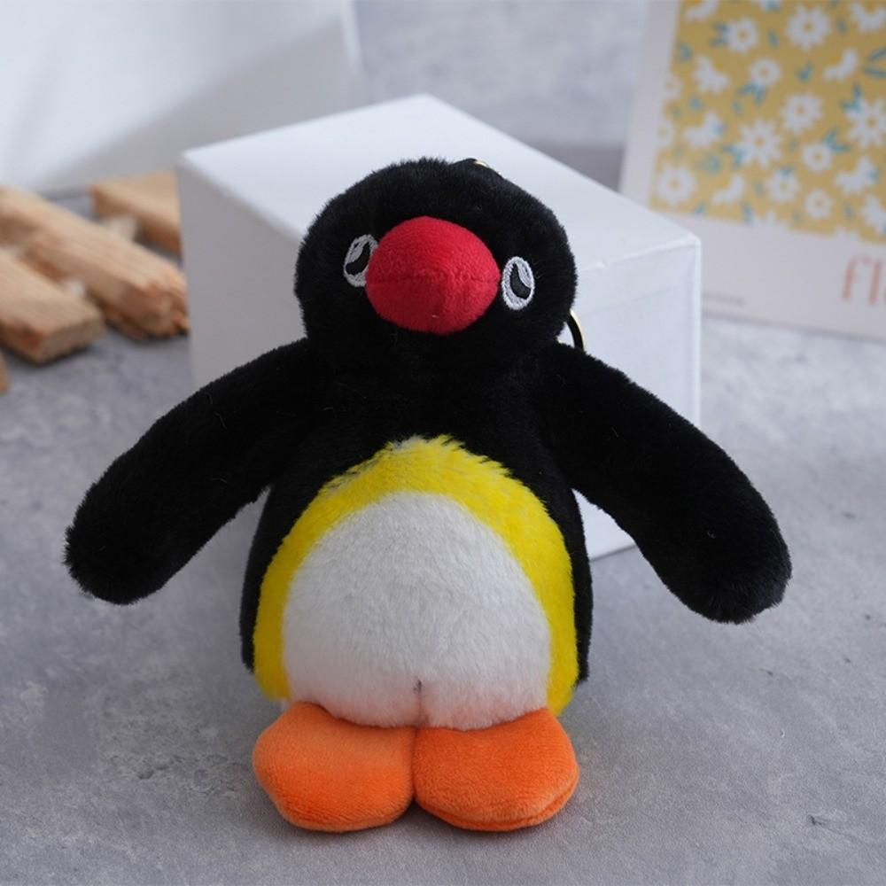 Funny Pingu Doll Pendant Stuffed Animal Stuffed Penguin Keychain  Backpack Charm