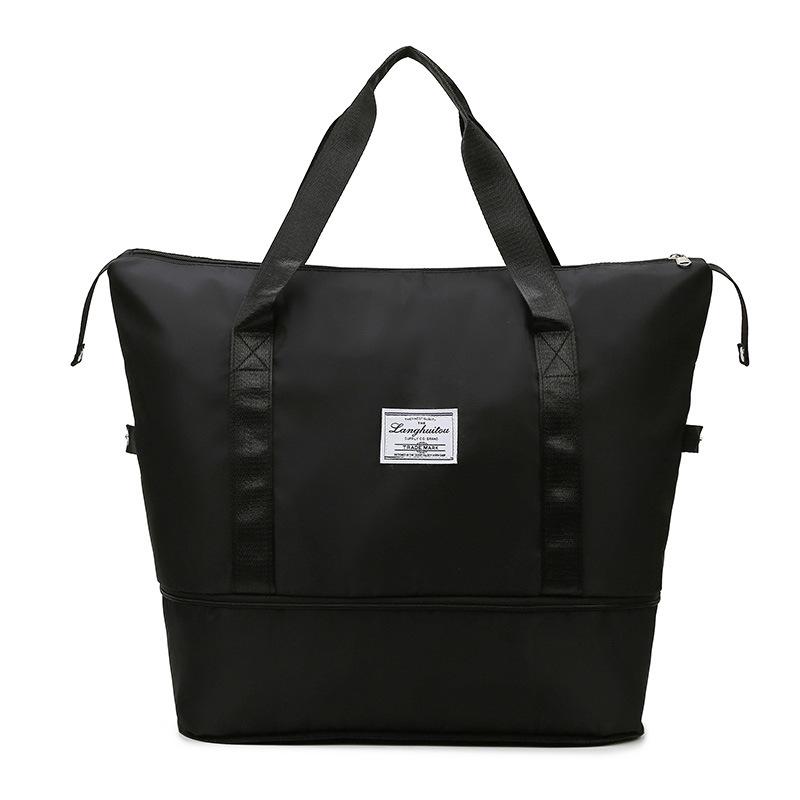 Expandable travel bag Hand-held wet and dry separation fitness bag Swimming yoga luggage bag Crossbody bag Travel bag