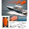 Like Fish Fishing Board K-Type Unbreakable Fishing Trolling Board Fishing Diving Board  Sea Fishing