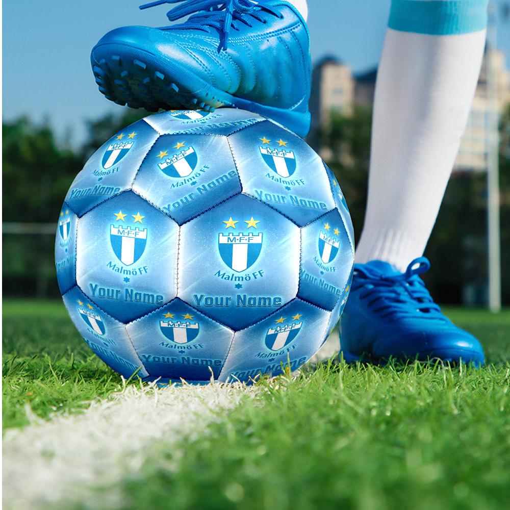 Malmö FF Fashion Size 5 Football Wearproof Non‑Slip Soccer Ball For Sports Training Entertainment Use