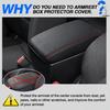 Leather Car Center Console Box Armrest Cover Protector For Mazda CX-5 2018-2024