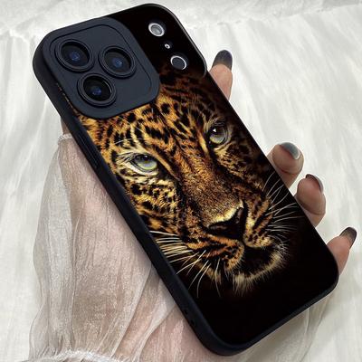 M325 Fashion Tiger Leopard Print Angel Eyes Soft Phone Cases for iPhone Samsung Galaxy Xiaomi Rdemi Huawei Honor Infinix Realme OPPO Vivo All Model