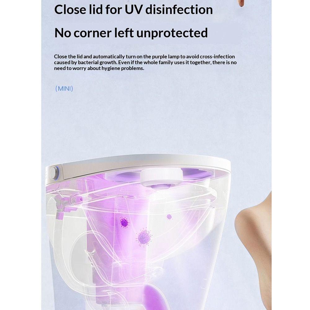 Self-adhesive Toilet Lid Clean UV Light Smart Toilet Seat Sanitizer  Toilet Sanitization