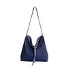 Plain Easy Reversible Shoulder Bag - Striped Navy