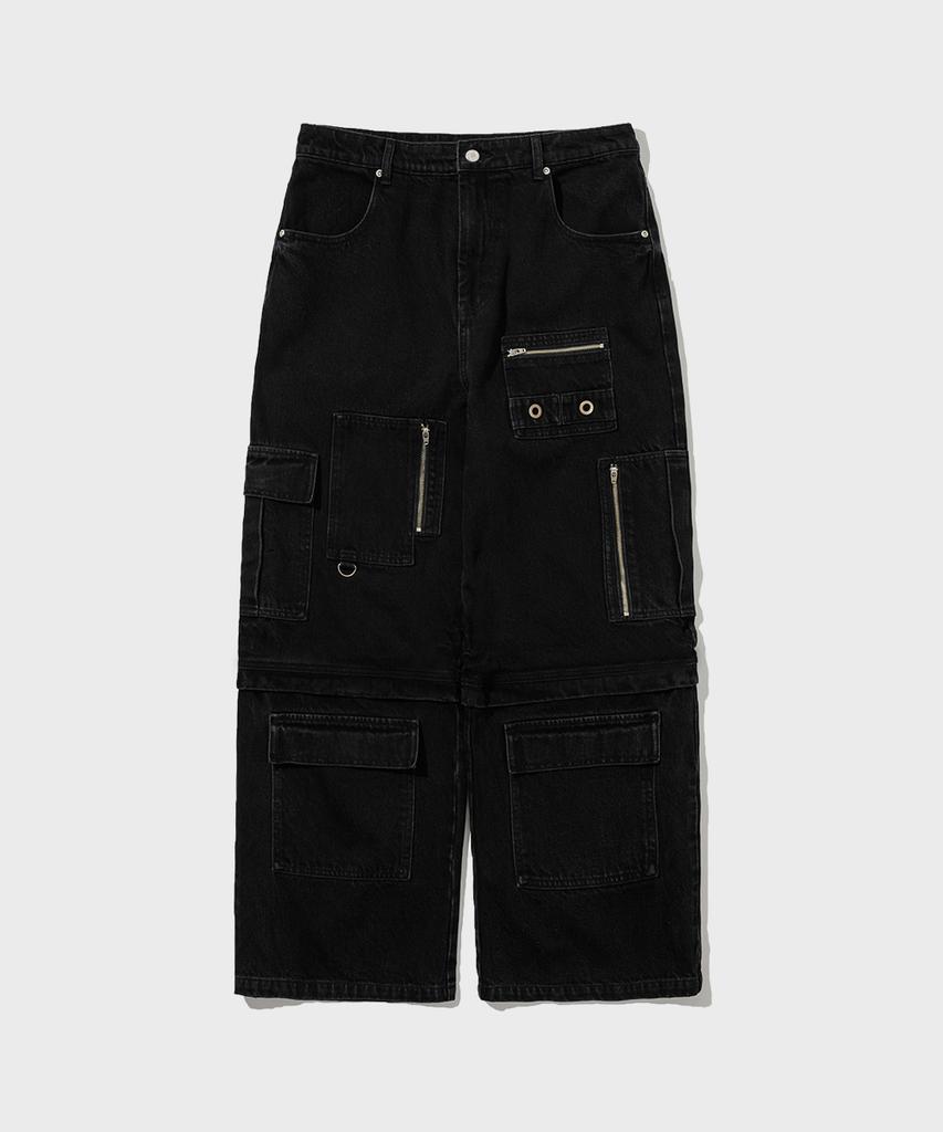 INTEMPOMOOD Engineer Cargo Detail Pants_Light Blue