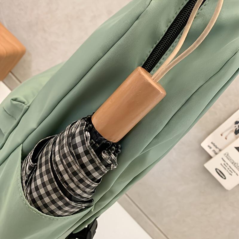 Simple Solid Color Casual Backpack for High School Students, Suitable for Outdoor Commuting,Lightweight, And Versatile, Designed for Laptops