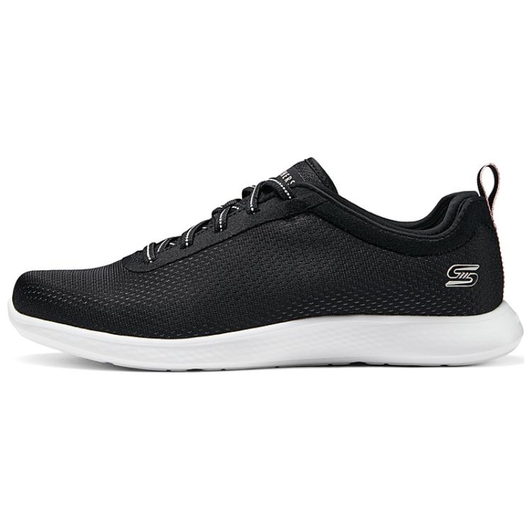 Skechers Удобные Амортизирующие Прочные Водонепроницаемые Дышащие Низкие Повседневные Кроссовки Женские Черный 104489-BKW 36