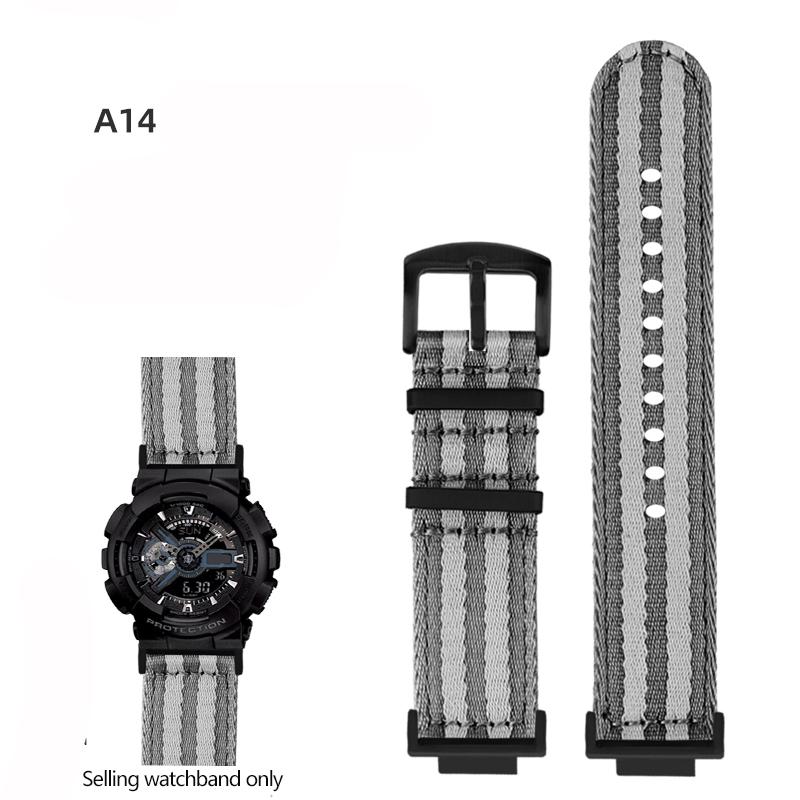 Nylonowy Pasek do Zegarka Canvas Dla GSHOCK Casio DW5600 DW-5600 GA110 GA100 GA120 GM2100 GA2100 GA2110 Zmodyfikowany Pasek Sportowy Pasek