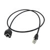 90 Degree Male To Female Ethernet LAN Cord Network Wire RJ45 Cable Panel Mount Extension Cable