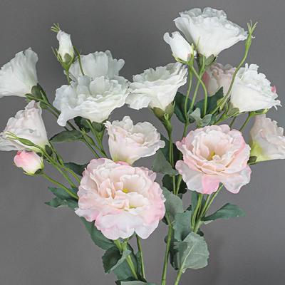 Real Touch Artificial Eustoma Flower Luxury Handmade Simulation Peony Flowers Elegant Fake Flower Wedding Birthday Party